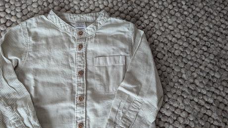 Lindex pásikavá košela zelená 98, lindex,98