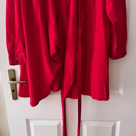 Tmavočervené zavinovacie šaty, m - 2xl, xxl