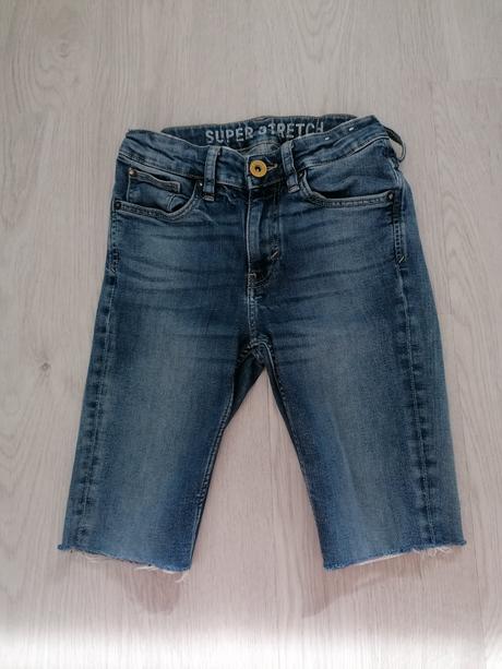 Riflové kraťasy, h&m,146