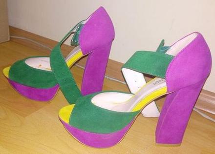 Farebné topánky, 37