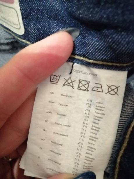 Nenosené rifle, denim,m