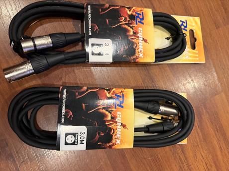 Dmx káble pd connex 3 m xlf cena spolu, hama