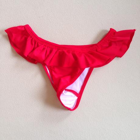 Namornicke push up bikiny plavky s volanom s a l, l / s