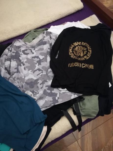 Balík tričiek dlhý rukáv veľ. l 16 ks, amisu,l