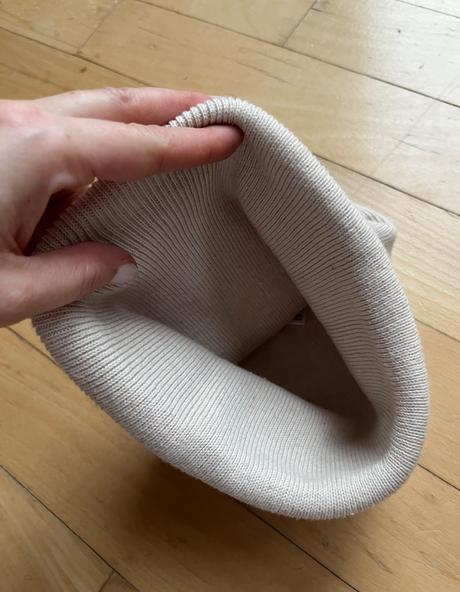 Krémová/béžová unisex bavlnená čiapka, tchibo, tchibo