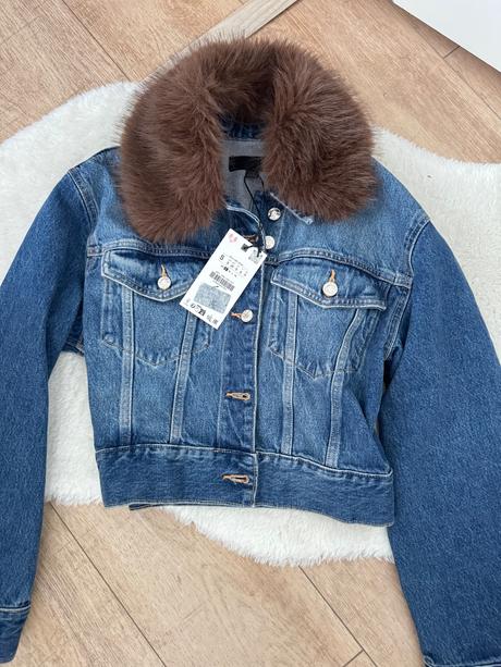 Dámska džínsová bunda, zara,s