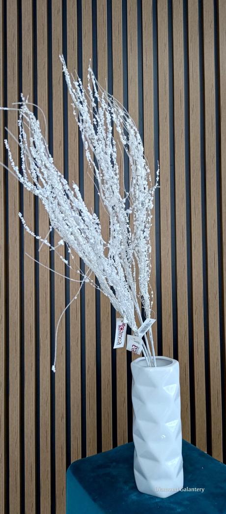 Dekorácia - halúzká - flitrová - 80 cm, 