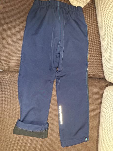 Zateplené softshelové nohavice, 122