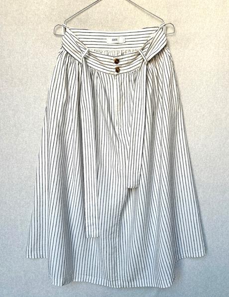 Sukňa s ľanom a vreckami, xs