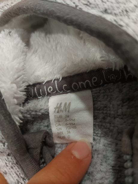 Flisova súprava, h&m,74