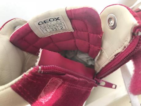 Topánky celokožené kotníkové jar/jeseň, geox,33