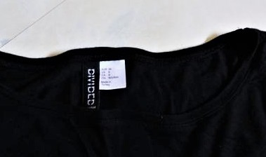 Tričko over size/top crop, h&m,l