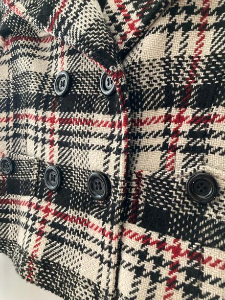 Krátky kabát / vlna - - - nové,