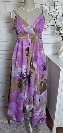 Krásne lahulinké fialové šaty, 36