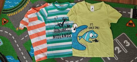 Krátko-rukávové tričká, veľ. 110/116, c&a,110