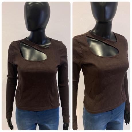 Dámske rebrované tričko noisy may (s), s