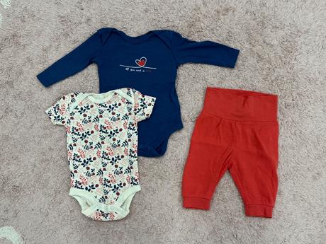 Sety - nohavice a body pre dievčatká dvojičky, 50