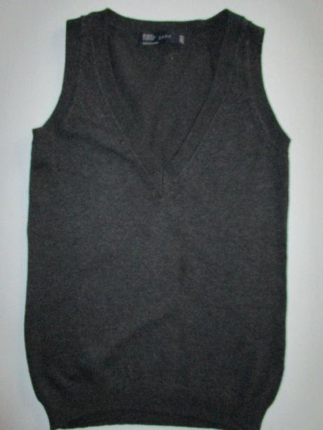 Zara biznis vesta s - sivá antracit, zara,s