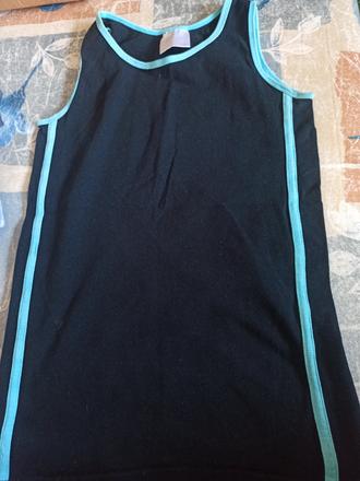 ,tielko, čierne s lemovanie, nosene, 134