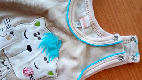 Súprava s mačičkou ( košielka a dupačky ), bambino,56