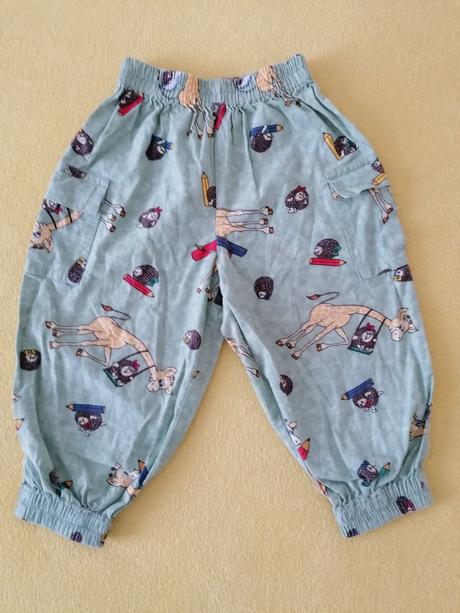 Baby bavlnené nohavice, 92