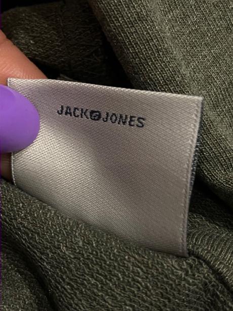 Pánska mikina s kapucňou a nápisom jackjones (l), l