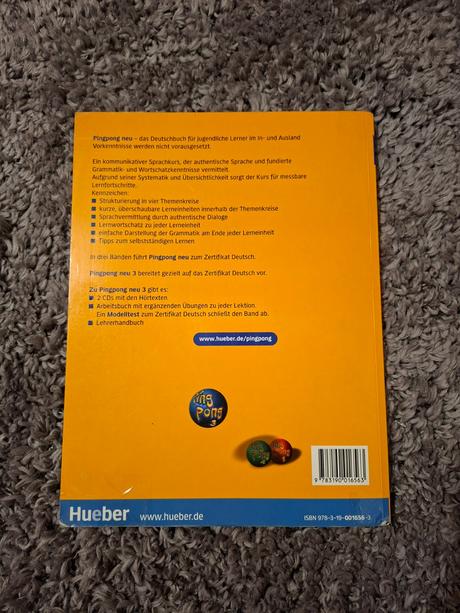 Učebnica pingpong3, nemecký jazyk,