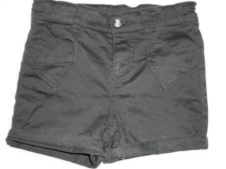 Trendy srdiečkové kraťasky pre 6-7 r. slečnu, h&m,122