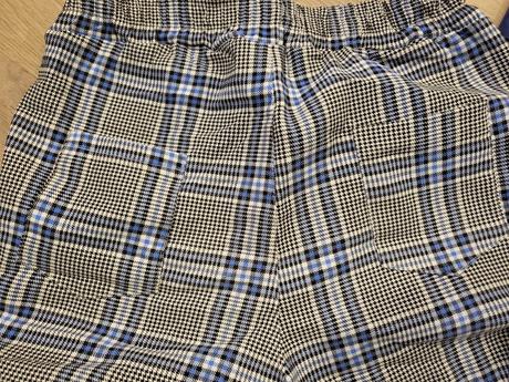 Kockovane nohavice, s