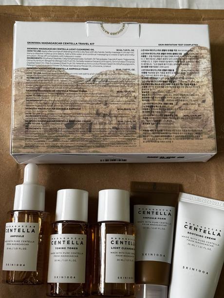Skin1004 madagascar centella travel kit - 5ks mini, 