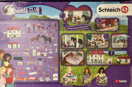 Schleich vidiecky dom stajňa 42551 42706 horseclub, 