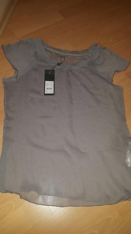 Sivá priehľadná bľuza, street one,38