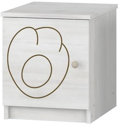 Nočný stolík labka,