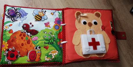 Šitá kniha quiet book,