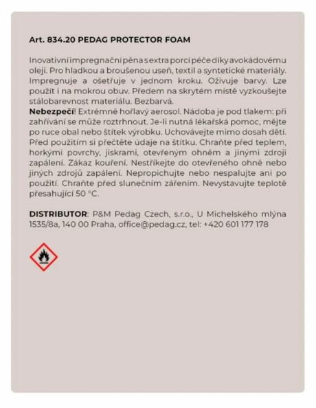 Pedag - protector foam 250 ml,