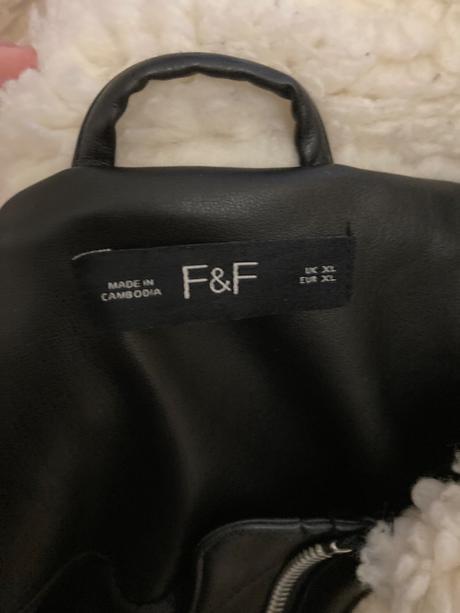 Krásna zimná kožušinová bunda, f&f,xl