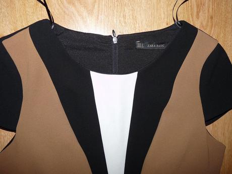 Trojfarebné šaty, zara,m