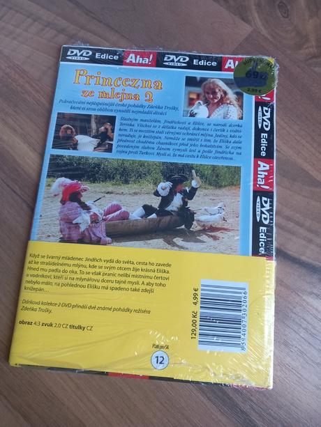 Dvd - princezna ze mlejna 1 a 2, 