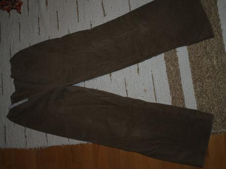 Menčestrové tehotenské nohavice, xl