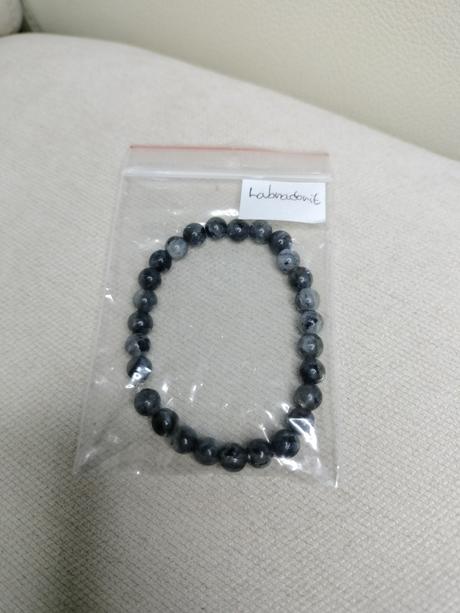 Handmade náramok z kryštálu labradonit, 