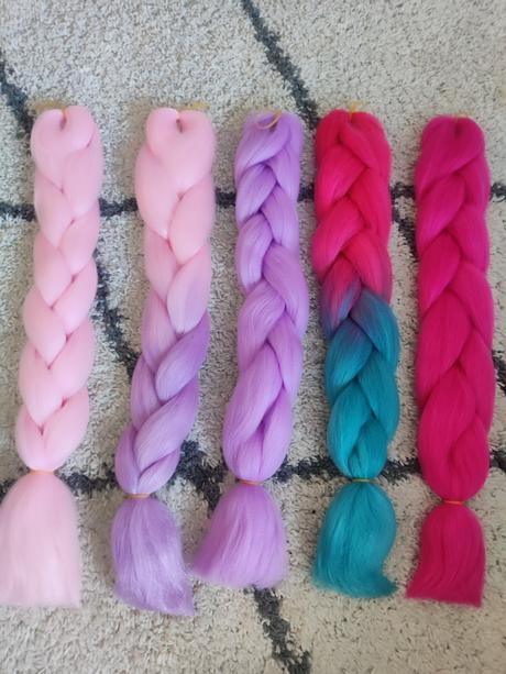 Kanekalon do vlasov boxerské alebo afro copíky,