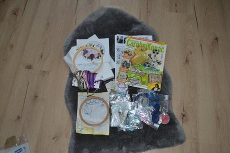 Veľká vyšívacia sada / kreatívny set na vyšívanie,