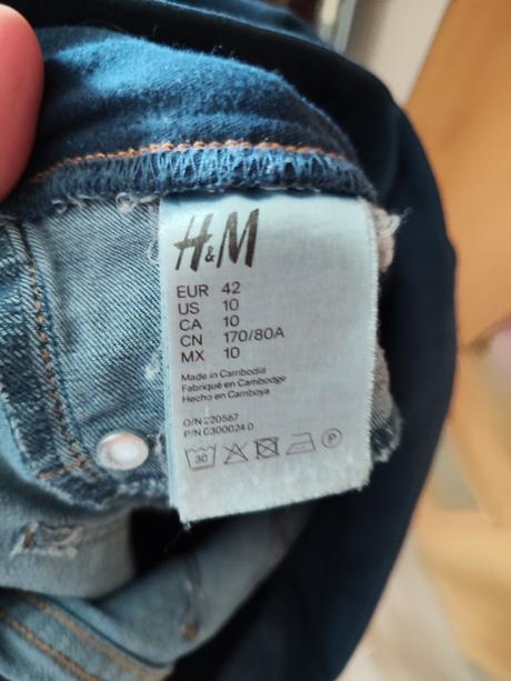 Tehotenské rifle, h&m,l