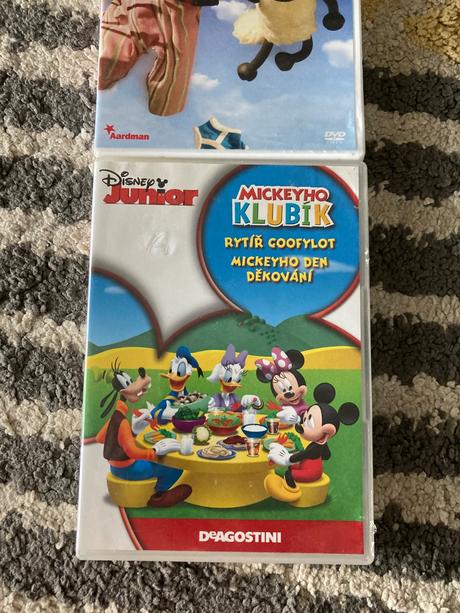 Dvd ovečka shaun velké prádlo, mickeyho klubík, 