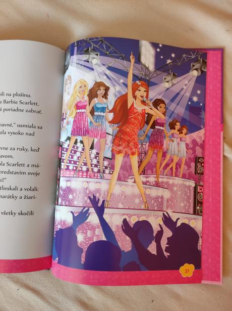 Kniha barbie - popová hviezda, 