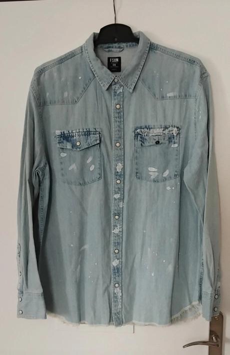 Riflová košeľa, xl