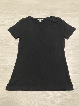 Čierne  dámske  tričko, h&m,m