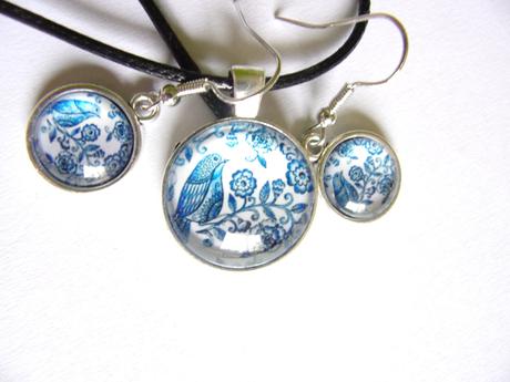 Súprava prívesok a náušnice rôzny motív,