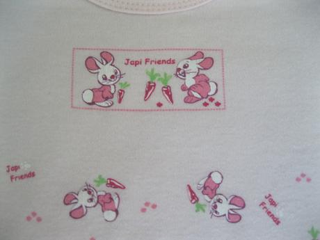 Ružové body so zajačikmi, japitex,80