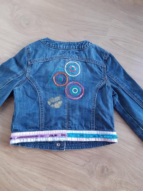 Rifľová bundička desigual, desigual,122